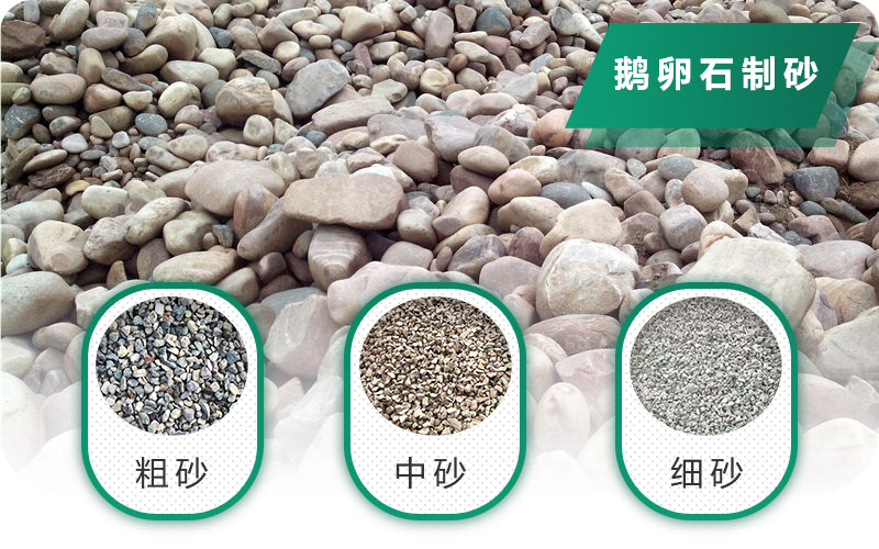 鵝卵石打碎能做混凝土骨料嗎？哪些碎石設備效果好？